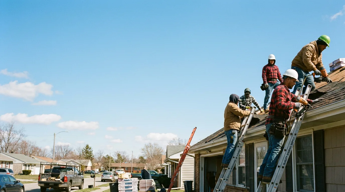 Roofing in Markleville, IN near me
